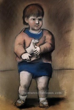  enfant - L enfant au jouet cheval Paulo 1923 cubisme Pablo Picasso